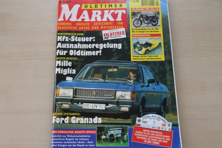 Deckblatt Oldtimer Markt (04/1997)
